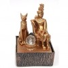 Комнатный фонтан Фараон с новогодним котом