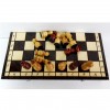 Оптом деревянные шахматы *Лакированный дуб* 40 х 40 см.