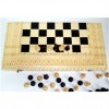 Оптом деревянные шахматы в резном ларце 60 см.