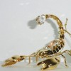 Покрытый золотом сувенир Скорпион он же зодиак Скорпион
