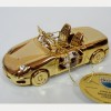 Сувенир подарочный - Машина с золотом и кристаллами