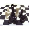 Шахматы каменные 30х30см черный оникс-белый мрамор