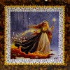 Картина на кедровой плитке 24 см. *Лада* это богиня и кедровый бор