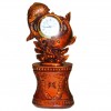 Часы Зодиак Рыбы, барокко, 18 см.