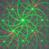 Лазерное шоу XY-12 с зелёным и красным лазерами