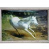 Объёмная красивая 3D картина Белая лошадь 48 х 68 см.