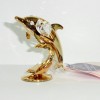 Сувенир дельфин это кристаллы сваровски и золотое покрытие