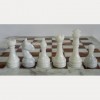 Шахматы каменные 30 х 30 см. яшма-мрамор