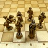 Шахматы 33 см., металл, Мушкетеры и гвардейцы